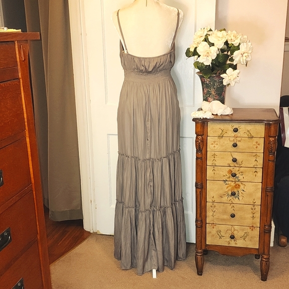 👒💐✈️🏖Mustard Seed Maxi Dress LG NWOT - Picture 4 of 10